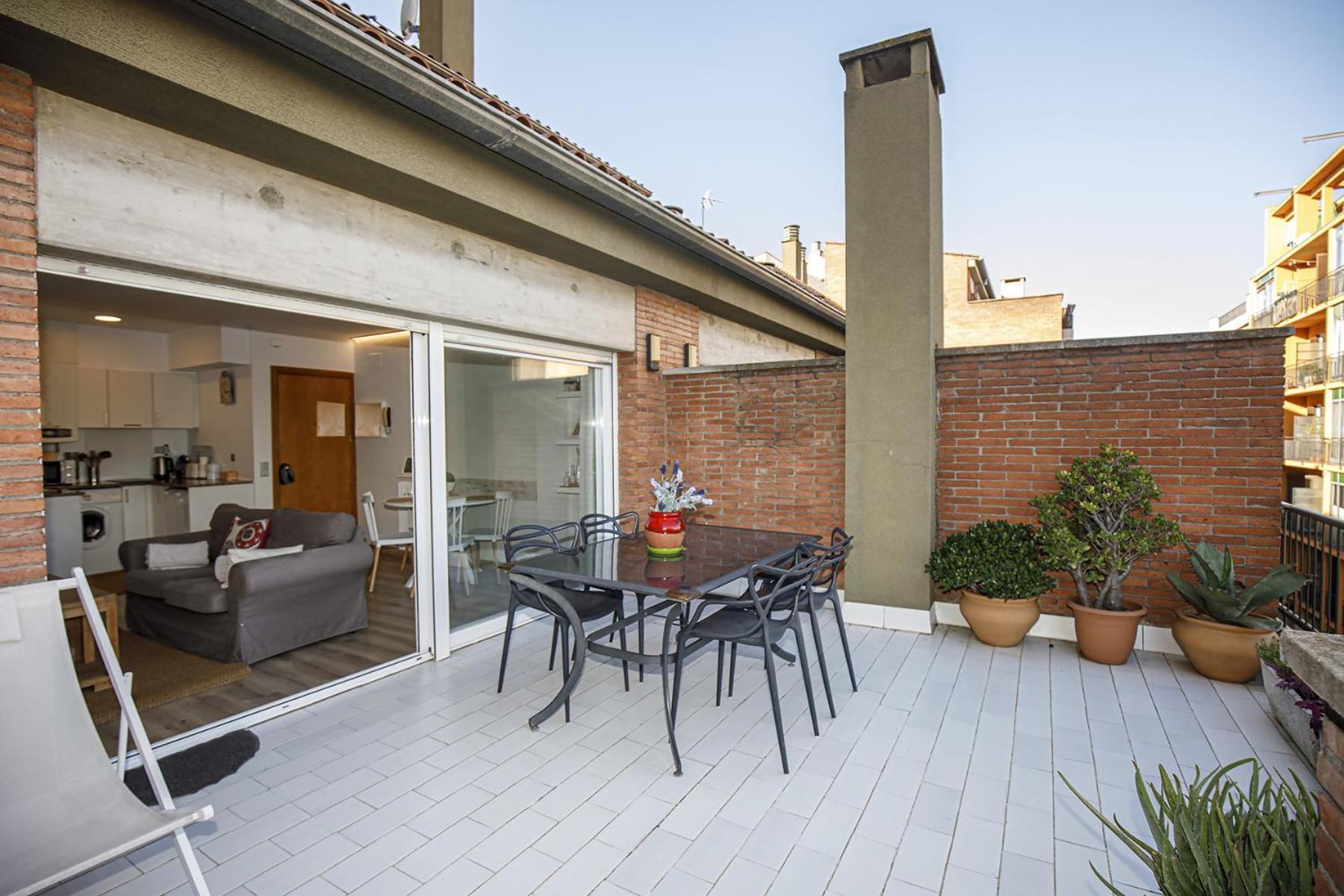 Apartamento Con Gran Terraza En Жерона Екстер'єр фото
