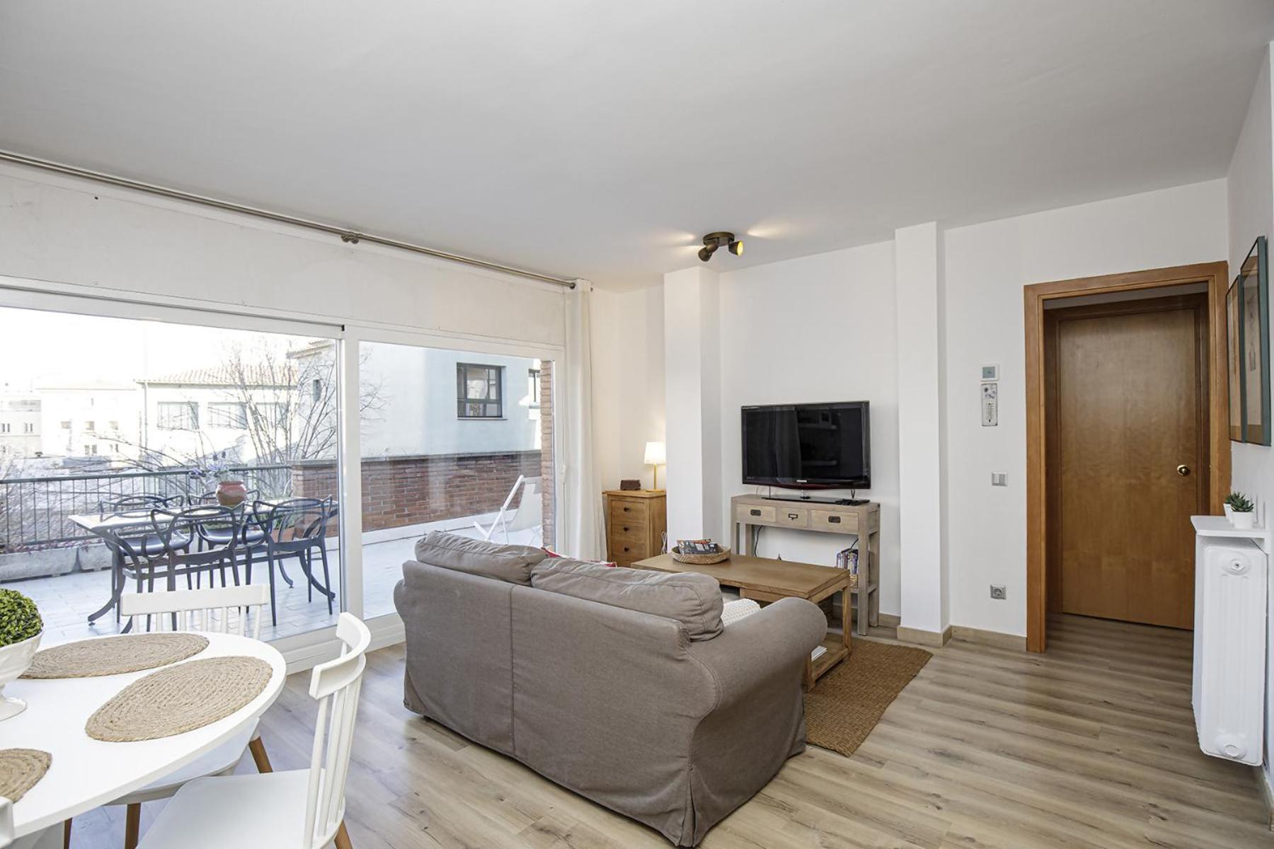 Apartamento Con Gran Terraza En Жерона Екстер'єр фото