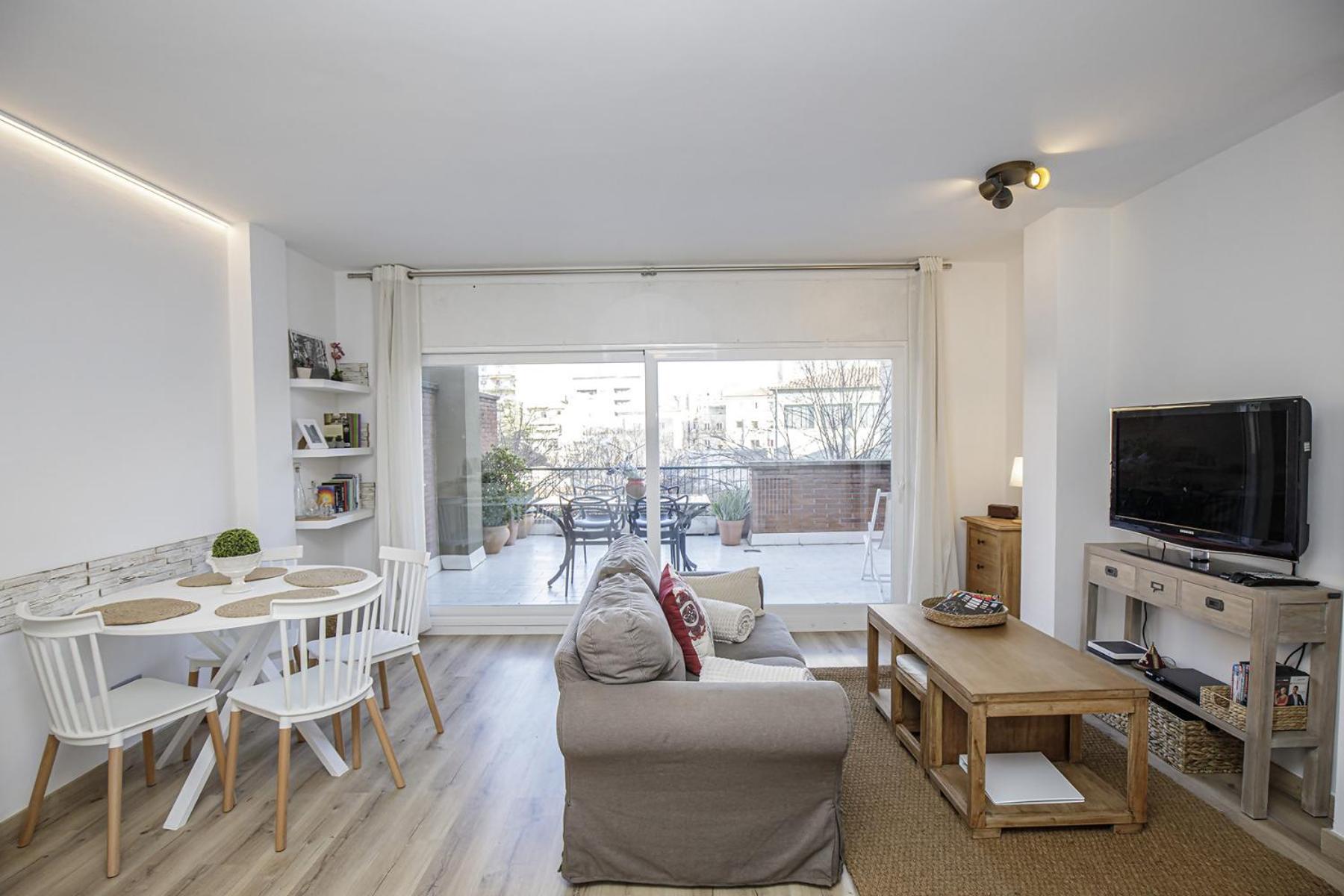 Apartamento Con Gran Terraza En Жерона Екстер'єр фото